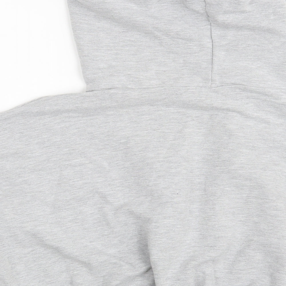 Wassyl Womens Grey Pullover Hoodie Size M
