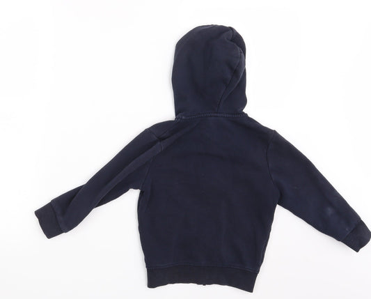 TU Boys Blue Full Zip Hoodie Size 4 Years