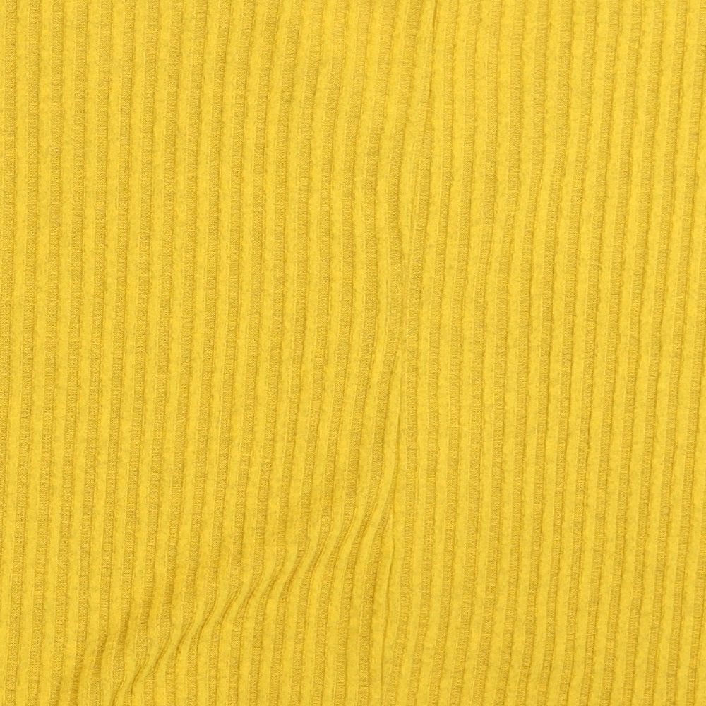 Womens UK Size S New Look Yellow Pullover Jumper