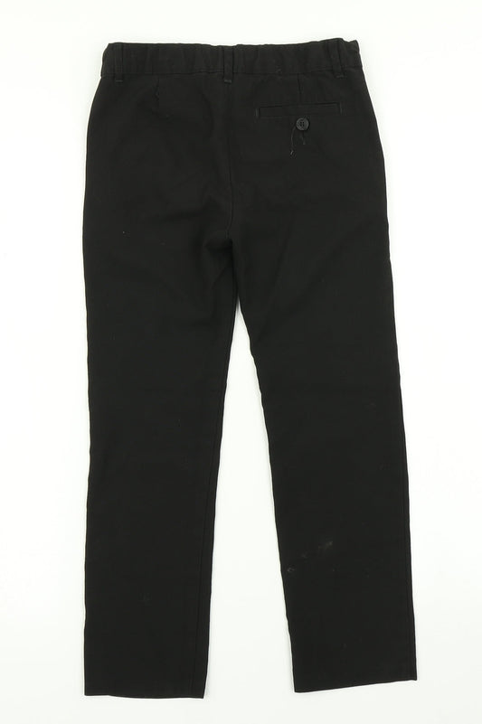 F&F Boys Black Dress Pants Trousers Size 7-8 Years