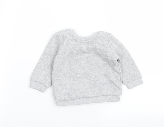 Matalan Boys Grey Pullover Jumper Size 0-3 Months