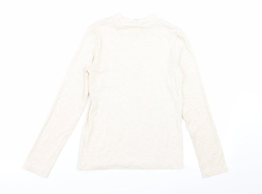 TU Girls Beige Basic T-Shirt Size 11 Years