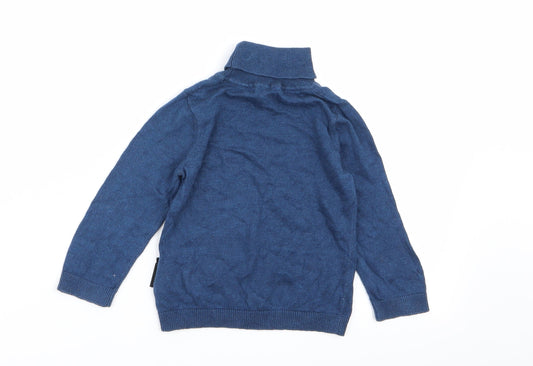 babyk Girls Blue Basic T-Shirt Size 9-12 Months