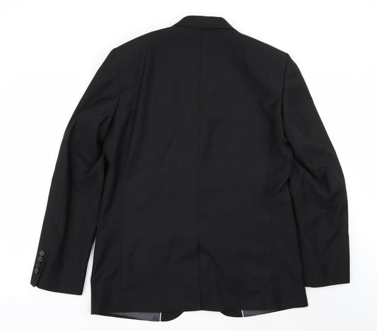 taylor&wright Mens Black Jacket Blazer Size 40