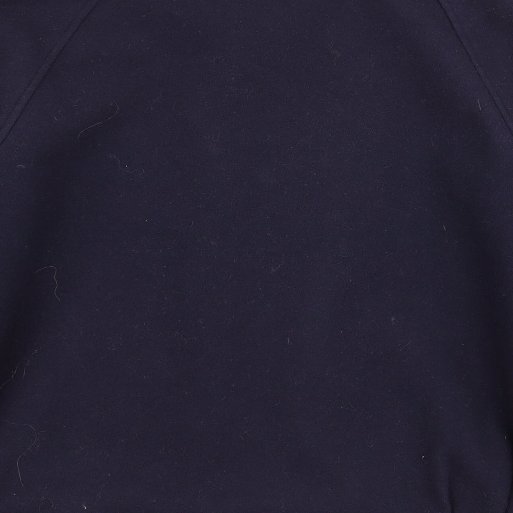 Edinburgh Womens Blue Overcoat Coat Size 14