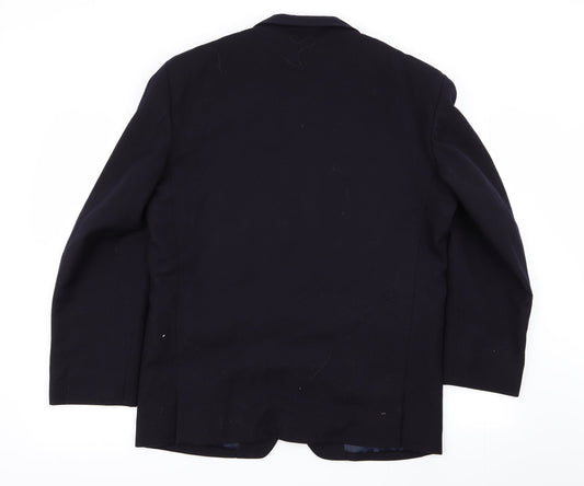 john hutton Mens Blue Jacket Blazer Size 42