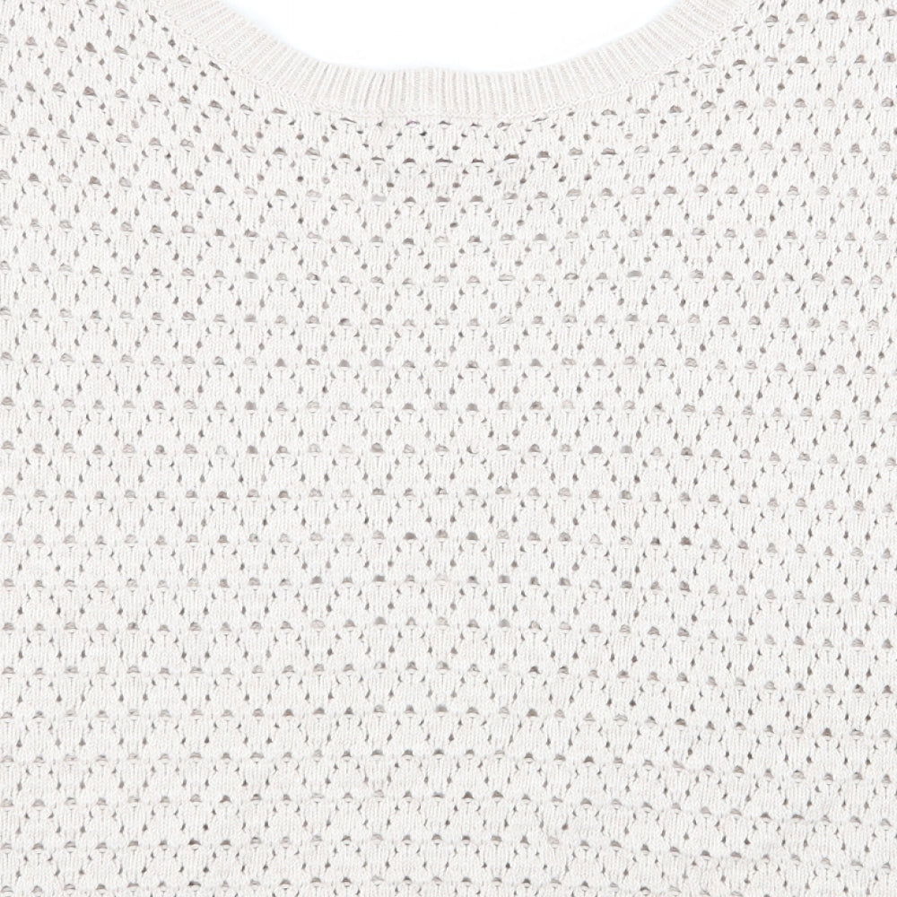 Womens UK Size 8 River Island Beige Pullover Jumper