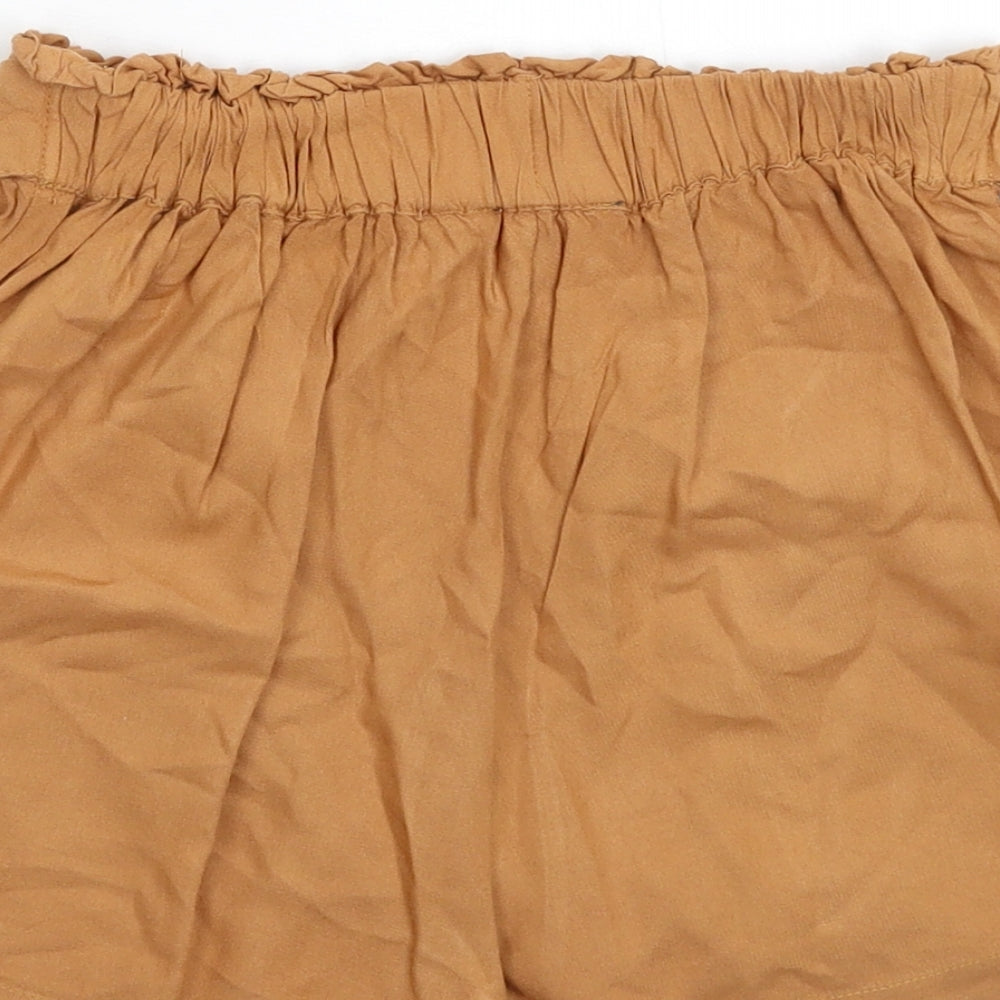 Primark Womens Beige Hot Pants Shorts Size 4