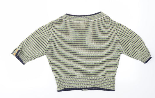 Womens UK Size L VERO MODA Green Cardigan Jumper