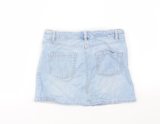 NEXT Girls Blue A-Line Skirt Size 9 Years