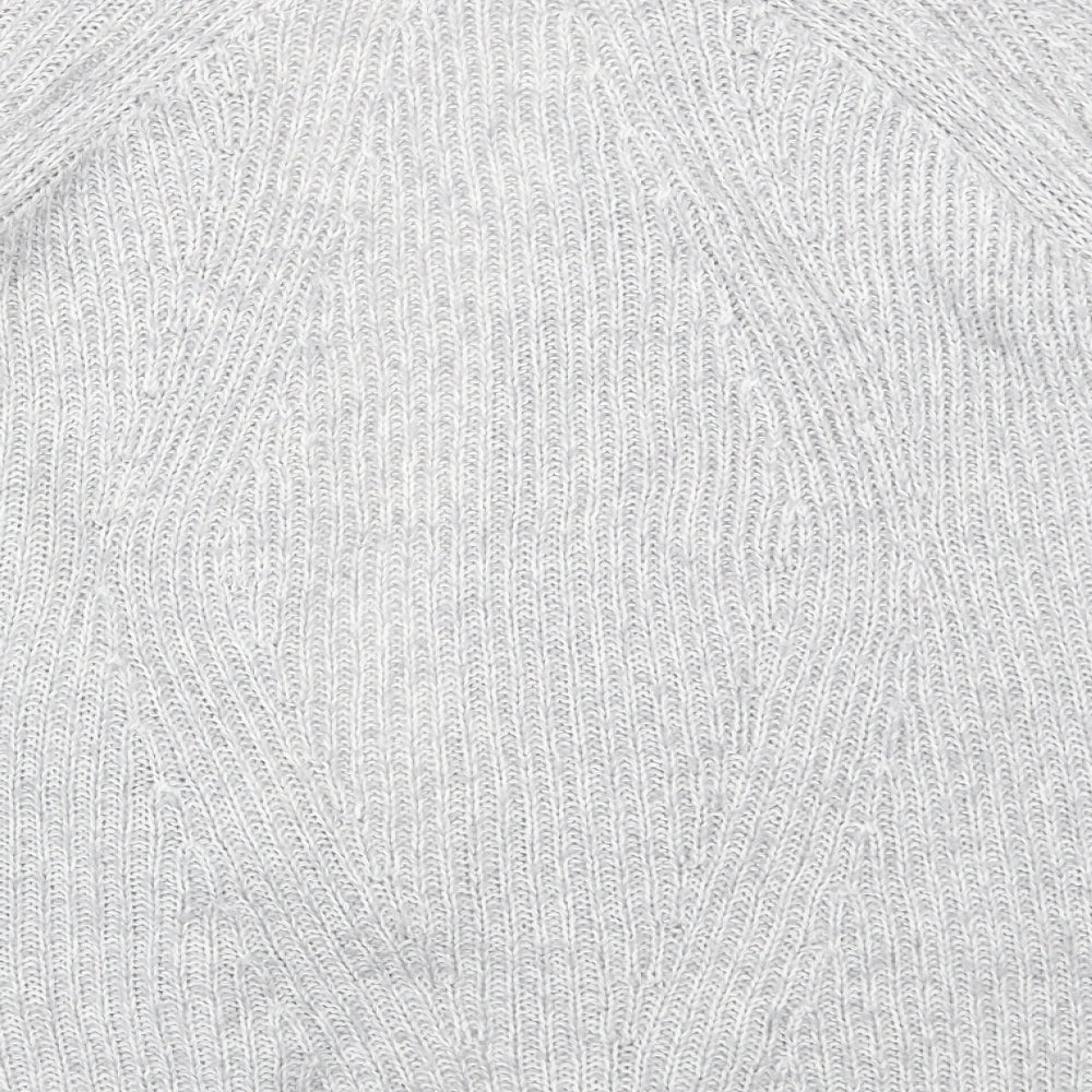 Womens UK Size S Select Grey Cardigan Jumper