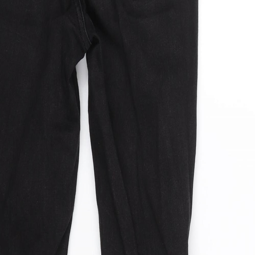 Miss Selfridge Womens Black Denim Skinny Jeans Size 8 L26 in