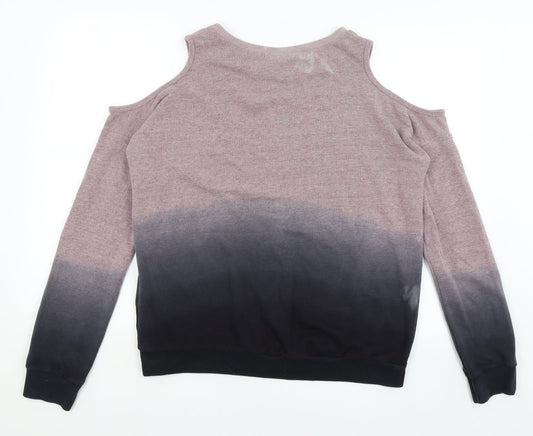 Womens UK Size 10 Topshop Purple Pullover Jumper