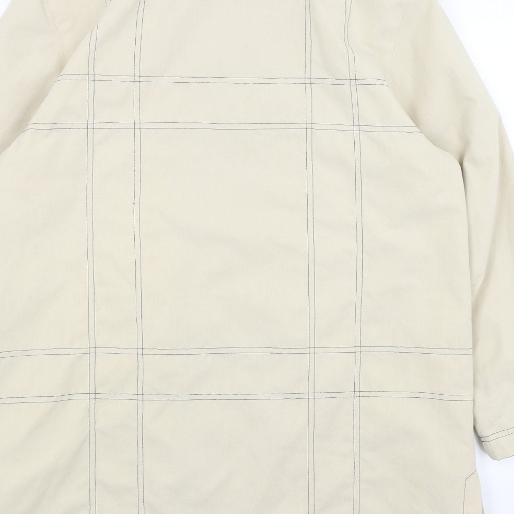 Womens UK Size 12 Bonmarche Beige Overcoat