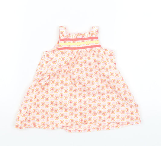 Mothercare Baby White Geometric A-Line Size 0-3 Months