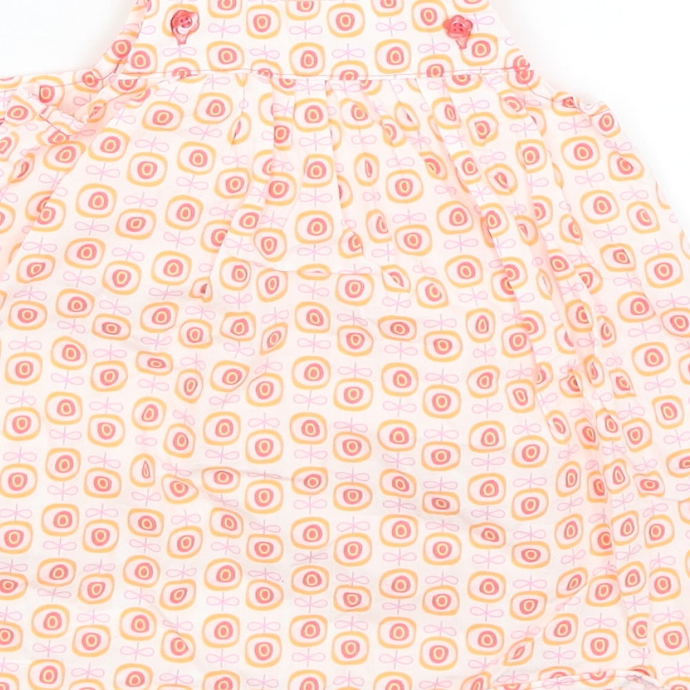 Brand and care label for Mothercare Baby White Geometric A-Line, size 0-3, Months