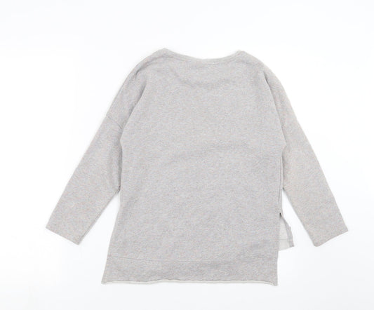 NEXT Girls Grey Pullover Sweatshirt Size 10 Years - unicorn