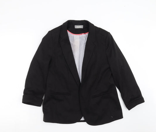 Womens UK Size 12 Wallis Regular Black Suit Jacket