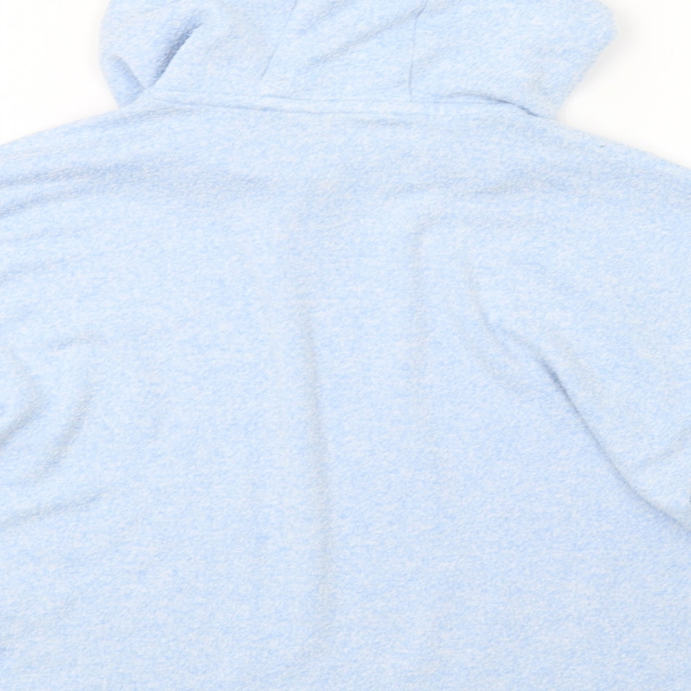 Marks and Spencer Boys Blue Pullover Hoodie Size 9-10 Years