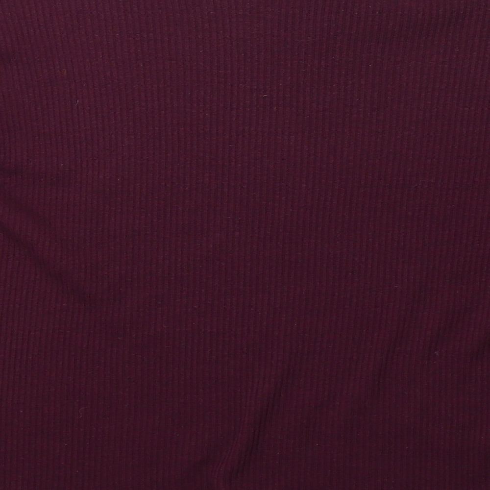 H&M Womens Purple Knit Pullover Sweatshirt Size M