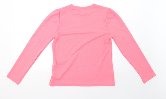 F&F Girls Pink Pullover Sweatshirt Size 12-13 Years