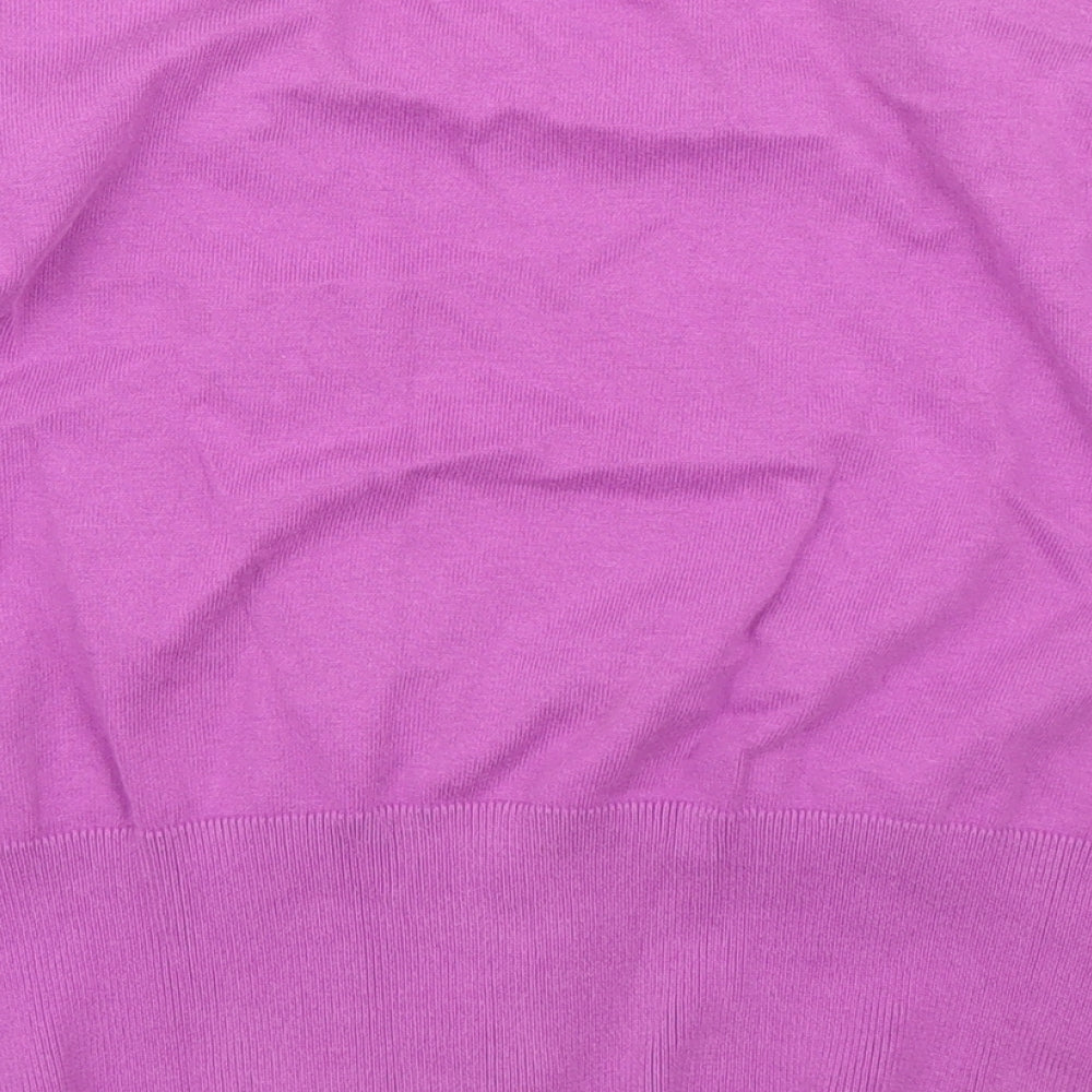 Womens UK Size 14 Monsoon Purple Cardigan Jumper