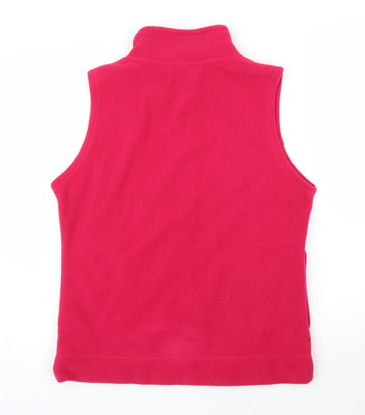 EWM Womens Pink Fleece Full Zip Jumper Size S