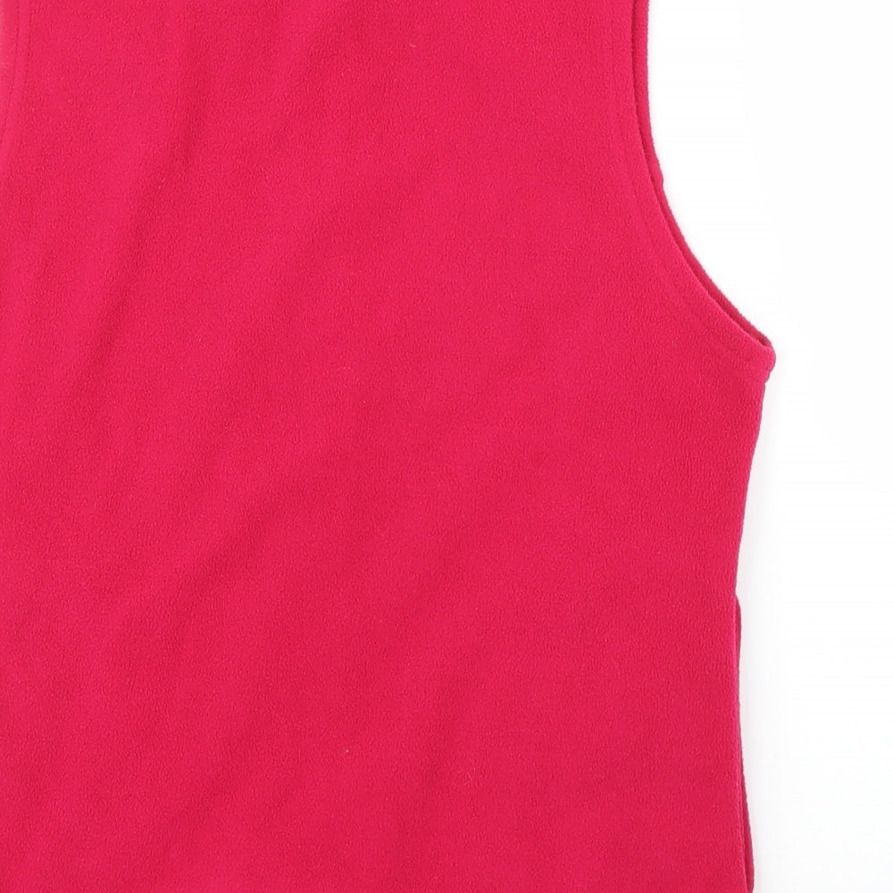 EWM Womens Pink Fleece Full Zip Jumper Size S