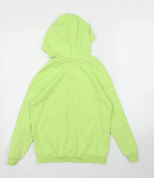 SheIn Girls Green Pullover Hoodie Size 11 Years