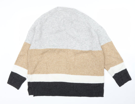 M&S Mens Grey Pullover Jumper Size L