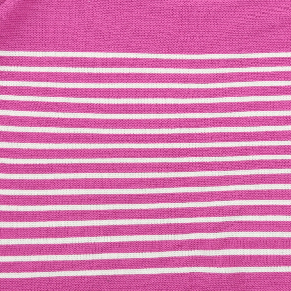 Womens UK Size S ISLE Pink Pullover Jumper