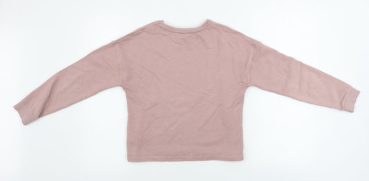 TU Girls Pink Pullover Jumper Size 12 Years
