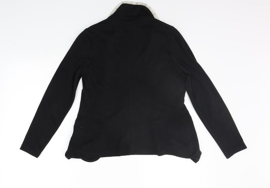 M Butterfly Womens Black Cardigan Jumper Size S
