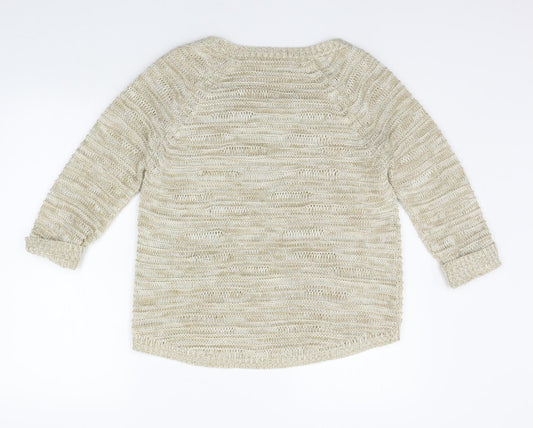 BHS Womens Beige Pullover Jumper Size 14