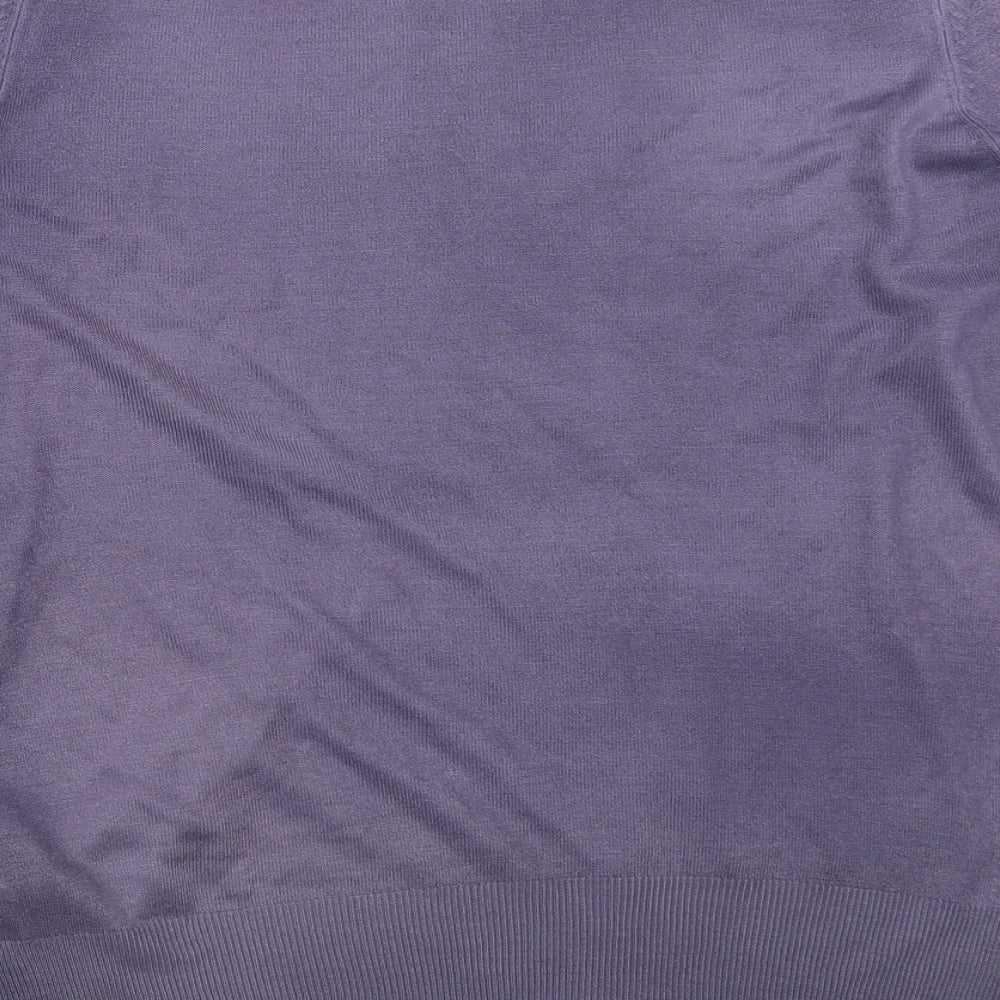 Womens UK Size 12 Marks and Spencer Purple Pullover Jumper