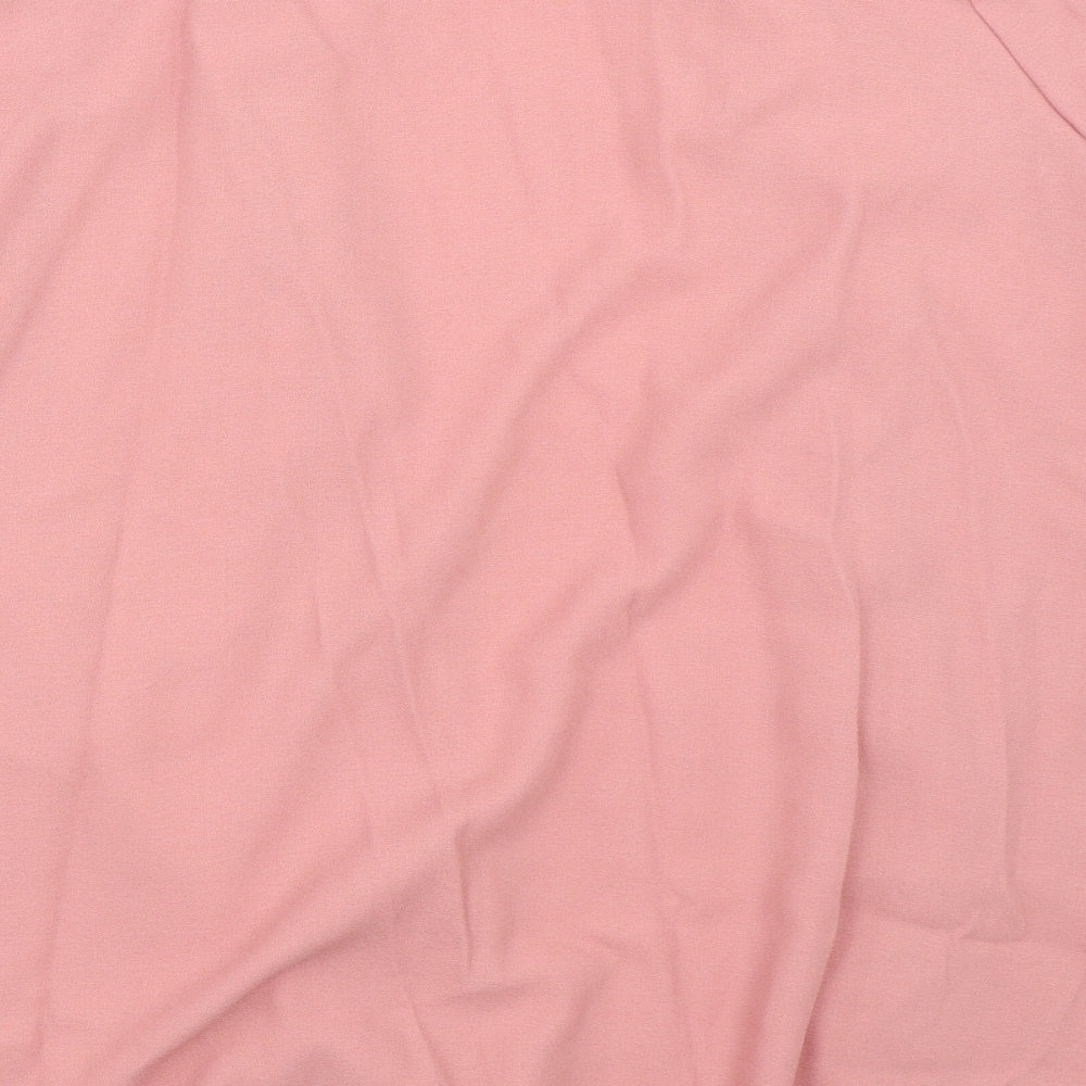 Brand and care label for Principles women’s pink jacket blazer, size UK 14