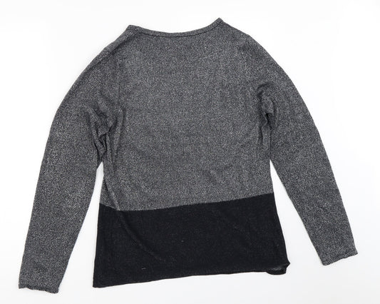 Avenue Womens Blue Pullover Jumper Size M