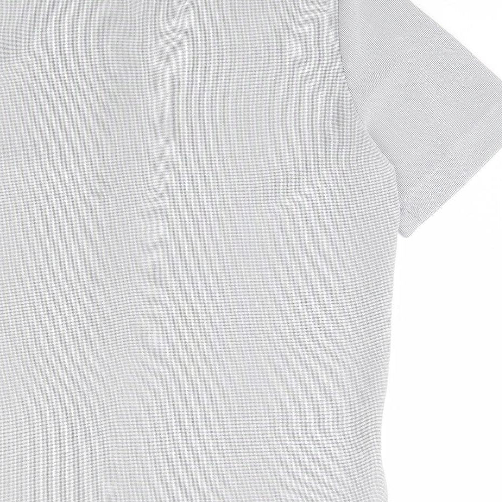 Womens UK Size 16 Eye Catch Black Basic Button-Up