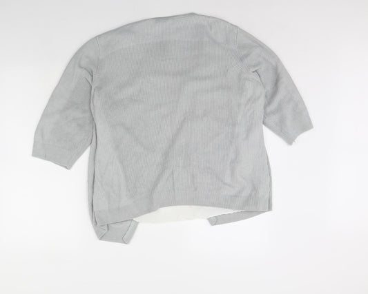 m&s Womens Grey Pullover Jumper Size 18