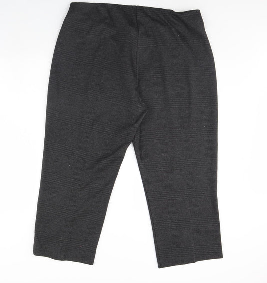 Bonmarché Womens Grey Trousers Size 22 L28 in