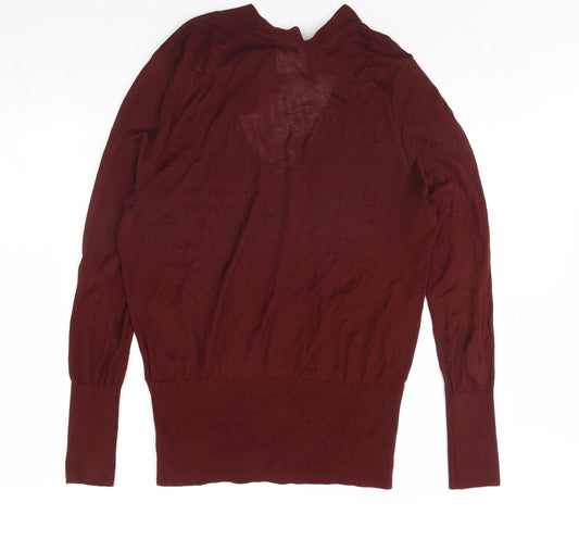 Womens UK Size L H&M Red Pullover Jumper