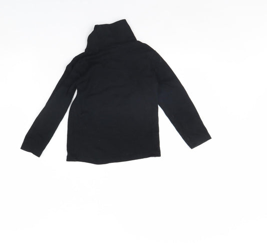 Anko Girls Black Basic Blouse Size 4 Years