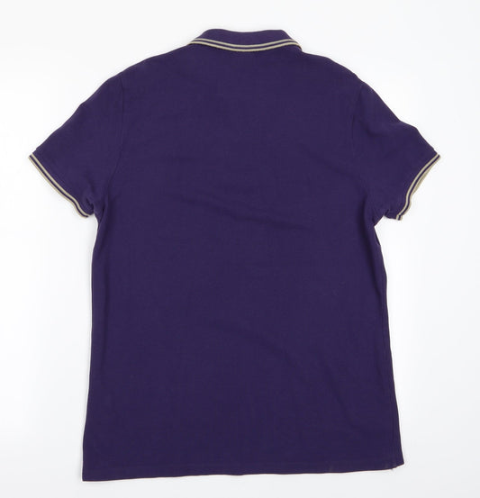 ASOS Mens Purple Polo Size M
