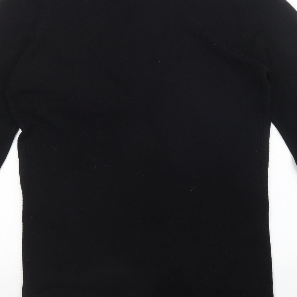 Womens UK Size S Woolworths Black Cardigan Jumper