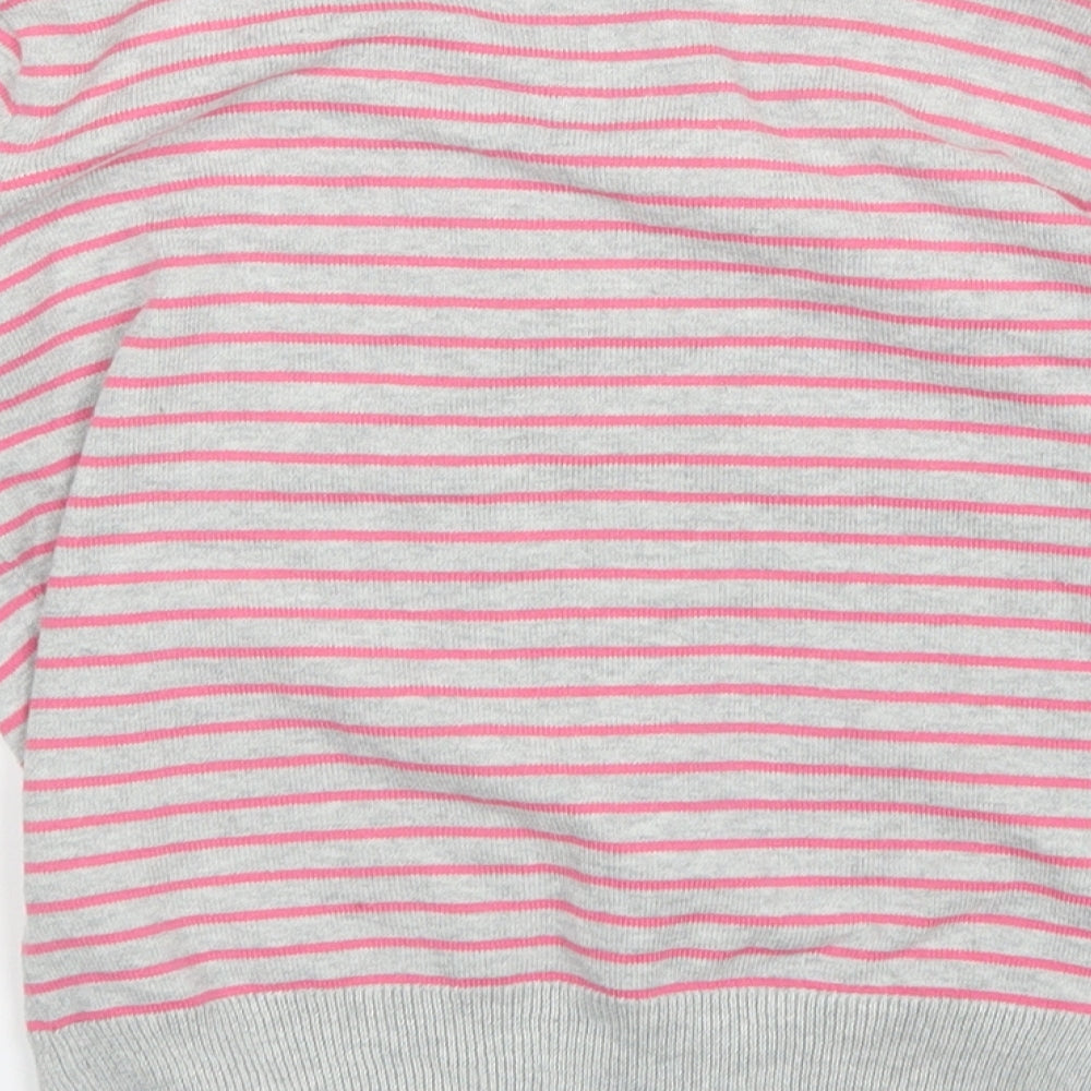 atmosph Womens Multicoloured Striped Cardigan Jumper Size 8