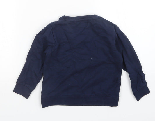 NEXT Boys Black Pullover Sweatshirt Size 3 Years