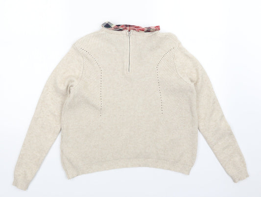 Primark Womens Beige Pullover Jumper Size M