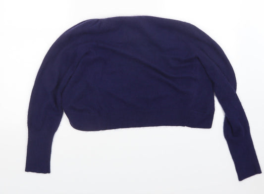 Womens UK Size 8 Warehouse Purple Shrug Jumper
