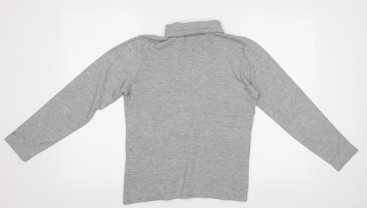 Isle Womens Grey Basic T-Shirt Size S