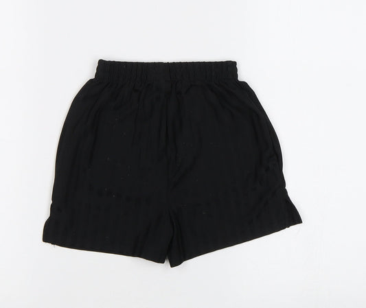 TU Boys Black Striped Sweat Shorts Size 4 Years